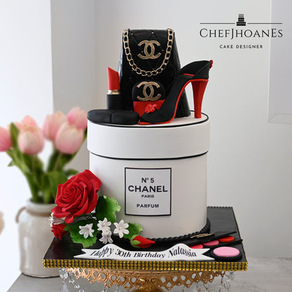 Chanel cake. Feed 20 people.