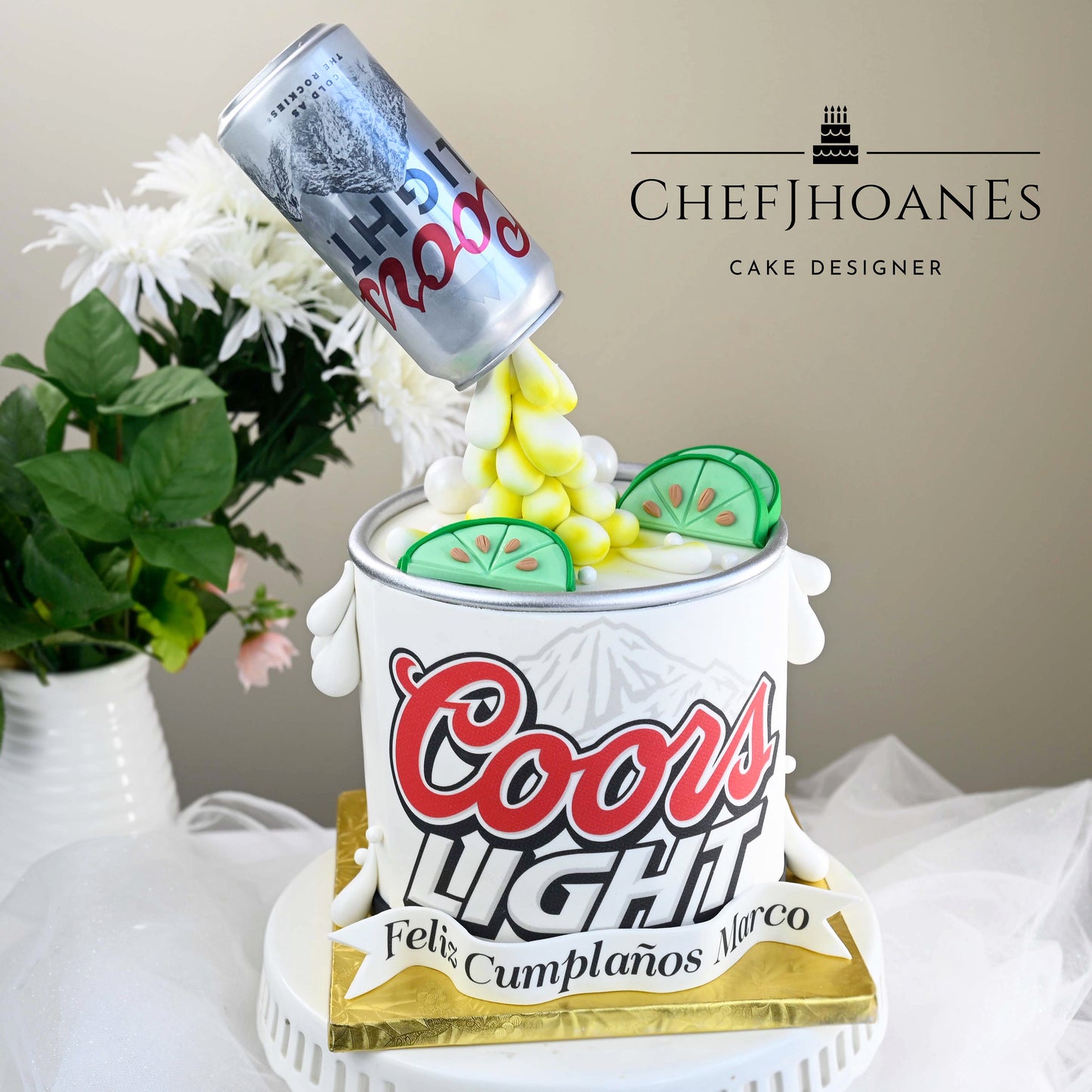 Coors light cake. Feed 15 people.